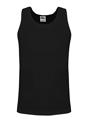 Shaka Wear Men's Basic Sleeveless Tank Top Cotton Solid Muscle Workout T-Shirt Undershirt Activewear Sizes S~5XL