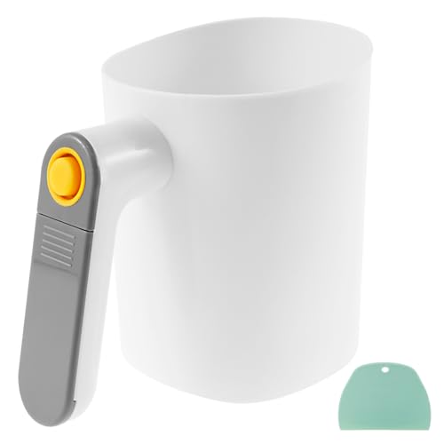 Electric Flour Sifter, Electric Hand-held Flour Sieve with Dough Scraper, Ergonomic Handle Flour Sieve Kitchen Baking Tool for Cooking, Pastry Baking, Easy to Clean