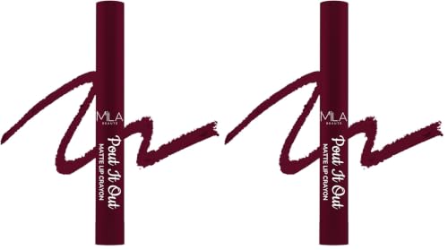 Image of Mila Beaute Pout It Out Matte Lip Crayon | Highly Pigmented & Enriched With Jojoba Oil | Soft Matte Finish | Creamy & Light Weight Texture | Smooth Glide Application | Shade - (Tiana 1.25g)