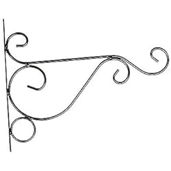 Macetero Forja De Pared Happyyami 1 Juego Adecuado para Colgar Pájaros Comedero Linterna Campanas De Viento Ganchos De Decoración Al Aire Perchas para Macetas Forjado Maceteros Estante Colgar En La Pared