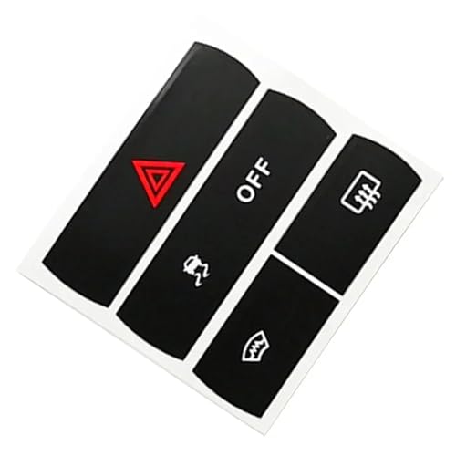 Réparation bouton S-Max usé avec autocollant de remplacement