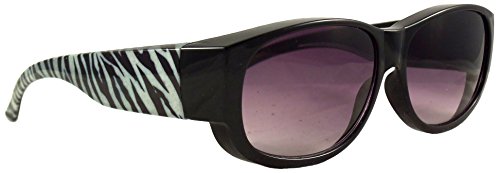 Animal Print Fit Over Sunglasses Wear Over Prescription Glasses - Case Included2