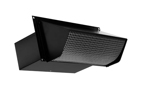 Wall Vent Cap For Microwave,Range Exhaust, Black