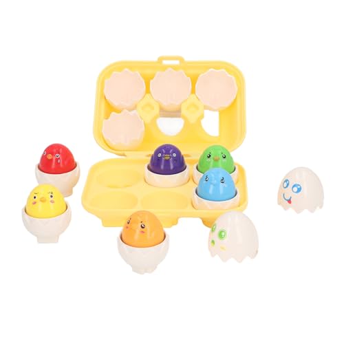 Twist Egg Forme Matching Toy Ensemble de Jouets éducatifs Réutilisables pour Les Enfants 6pcs œufs bébé Apprentissage Correspondant à œuf Jouet (Df31)
