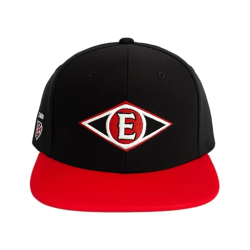 Gorra ajustable negra con visera roja Leones del Escogido miniatura 1