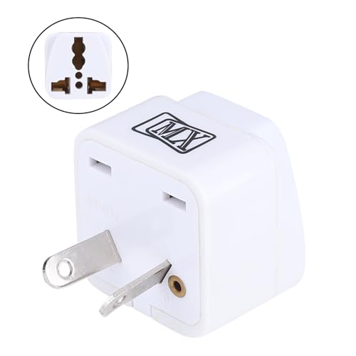 Image of MX India to Australia /China /New Zealand Type I Travel Plug Adapter - Universal 100‑240 V Input Socket, Pack of 1