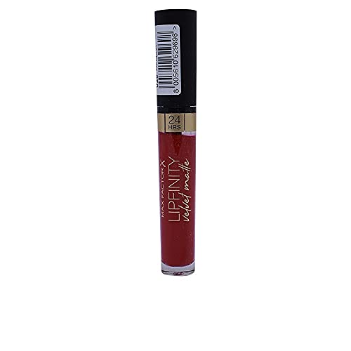 Max Factor Max Lipfinity Velvet Matte Liquid Lipstick Shade 020 025 030 Cool Coral Coco Crème Red Luxury - 3.5 ml