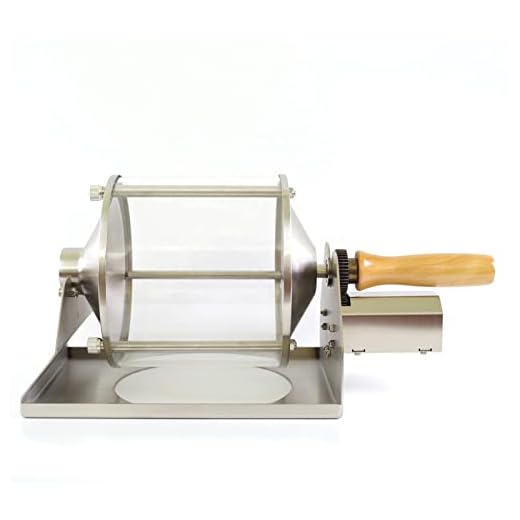 Tostador De Café Eléctrico Con Mango Inicio Máquina Para Asar Granos De Café Rodillos De Acero Inoxidable De Bricolaje Para Hornear Maní Castañas Frijoles 400G