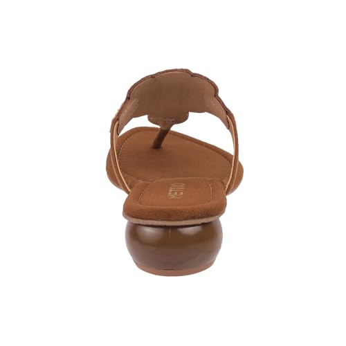 Image of Metro Women Fashion /Ethnic Embroidered Heel Slip-on Sandal