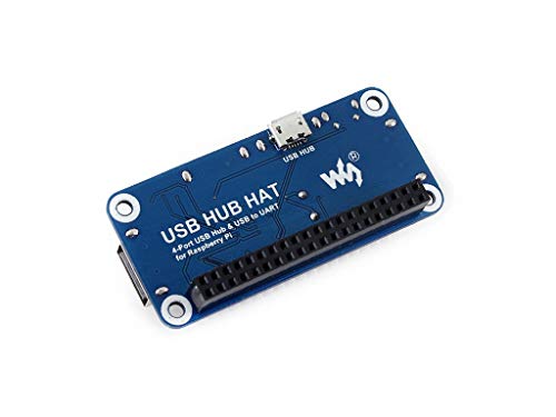 Waveshare 4 Port USB HUB HAT Compatible with USB2.0 1.1 For Raspberry Pi Zero A+ B B+ 2 3 Model B Serial Debugging, USB… - Afbeelding 4
