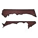 Holster & Sheath Tooling Leather, Veg Tanned, 5 Pounds of Large 7-9oz Pieces(2.75mm-3.75mm), Havanna Brown, Great for Crafting & General Leatherwork