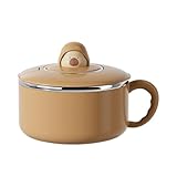 Generico Para ensalada con tapa | Recipiente para fideos de 1,2 l – Pasta con tapa, para arroz, sopas, frutas, verduras, casa, cocina, oficina, transporte