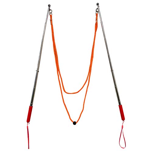 UBITREE Giant Bubble Wand Stainless Steel Telescopic Design Bubble Blower Wands Outdoor Giant Bubble Maker Toys for Kids Adults Single Holes Rubber Bubble Sticks for Birthday Party Lawn Park Beach