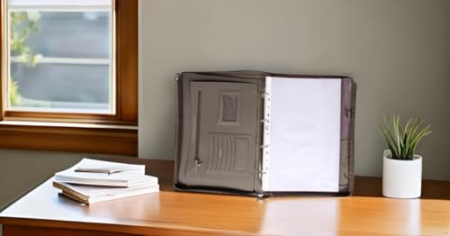 Image of Sukeshcraft Pu Multiuse 30 File Sleeve for Documents, Certificates, Fixed Deposit Receipt, Portfolio Legal Size Documents Holder for Sports, Office, Home, School