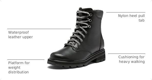 Image of SOREL Women's Lennox Lace Waterproof Boots