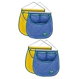 HEMOTON 4 Bolsas De Malla para Colgar Patatas Bolsas De Cebolla Bolsa De Ajo Colgante Organizador De Inserción Bolsas De Almacenamiento Transparentes Bolsas De Malla De Frutas Tela