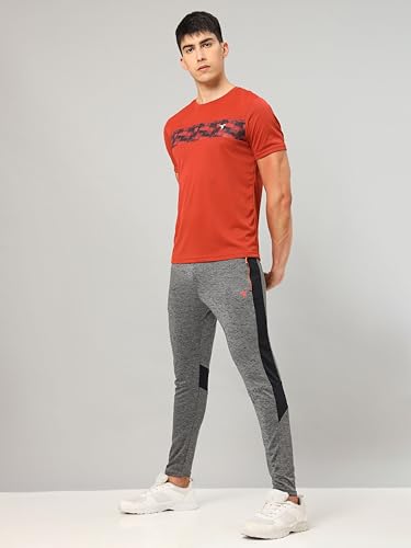 Image of TECHNOSPORT Men's Slim Fit Active Running Track Pant - (MPP681-123-P) Pack of 1