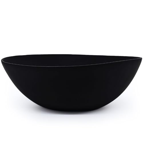 Modern Edge Serving Bowls - 135 oz Matte Black -