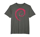 Camiseta fresca - Camiseta minimalista Debian Spiral Camiseta