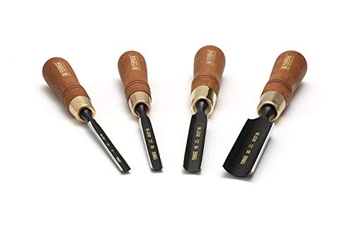 Narex Gouge Set Premium, 4 Pieces (8/10/16/26 mm)