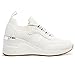 Cestfini High Wedge Sneakers for Women Non-Slip Fashion Sneakers PGYDX05W-173-RT-WHITE-9.5