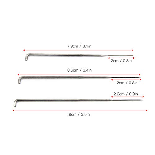 36 unidades de agulhas de lã, ferramentas de feltro de lã Agulhas de feltro de lã, reutilizáveis ​​p