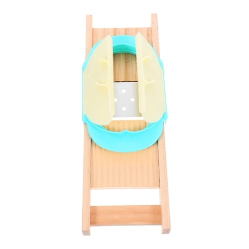 Cortador de Verduras de Madera y Acero Inoxidable Uonlytech miniatura 1