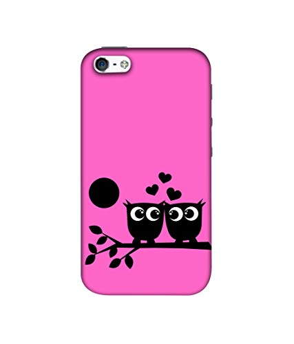 Image of Amazon Brand - Solimo Designer Love Birds Vector 3D Printed Hard Back Case Mobile Cover for Apple iPhone 5 / 5S