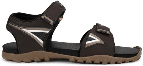 Image of density Men Sandals (Red, 6) | 8 | Brown|STYLE 191