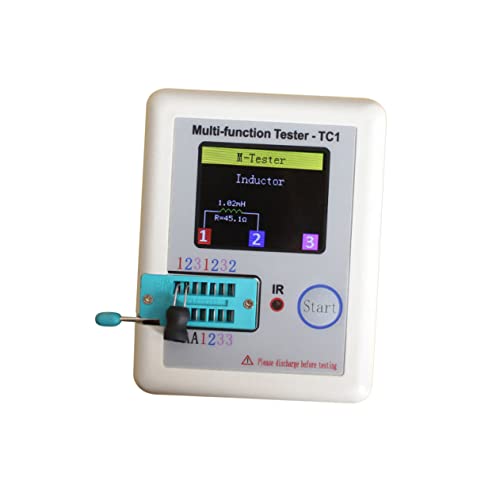 TEHAUX 3 Pecas Capacitor Te Kits Eletrônicos Medidor De Indutância Testador Npn Pnp Testador De Tran