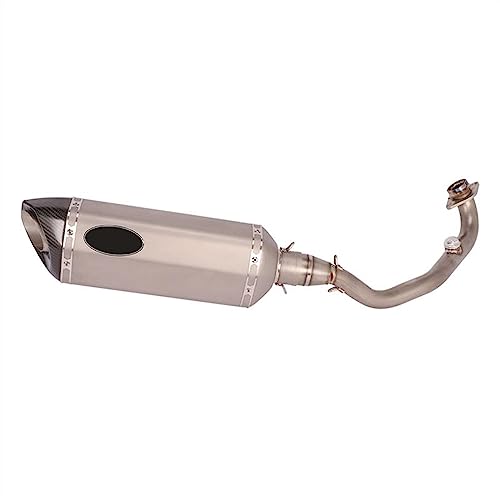 Escape Aprilia Srmax300 silenciador modificado y tubo de conexión frontal de titanio 6