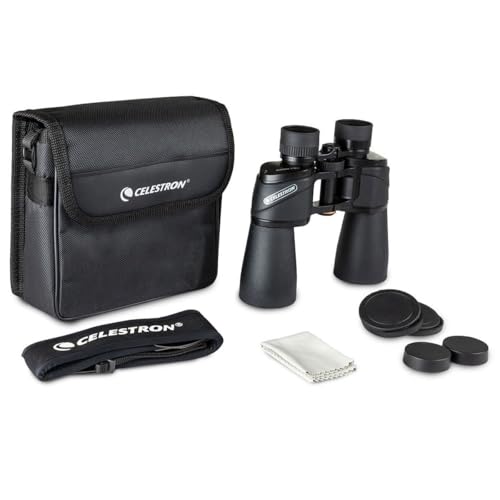 Image of Celestron 72254 Ultima 10 x 50 Porro Prism Binocular, Fully Multi-Coated Lens, BaK-4 Prism Glass, Black
