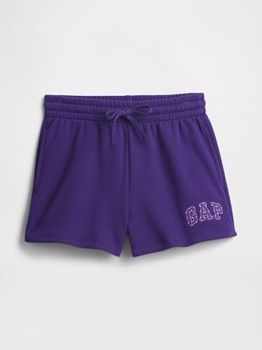 GAP Short feminino com logotipo, Roxo (candy), XGG