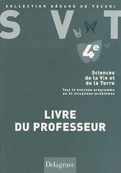 Paperback "sciences de la vie et de la terre ; 4ème ; livre du professeur" Book