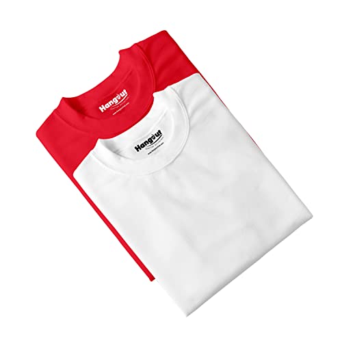 Image of Hangout Hub HH95 Tshirt for Womens | Regular Fit | Super Combed Cotton Women T-Shirt | Solid Plain Tees | Round Neck T Shirt | Half | Pack of 2 | 3 | 4 | 5 | 6