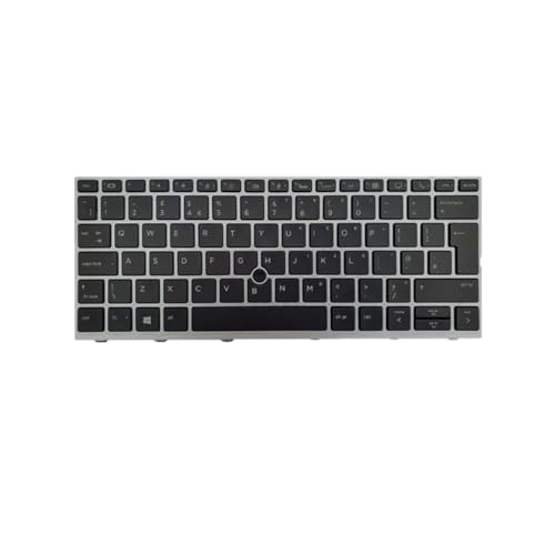 Teclado HP EliteBook 820 G3 UK English negro para sustituir piezas desgastadas o fallos