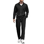 COOFANDY Men's Tracksuits Casual Sweatsuit 2 Piece Full Zip Athletic Jogging Suit Sets Sport Sweat Suit