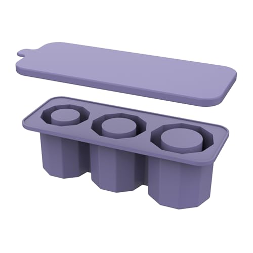 Máquina de hielo para taza de agua grande, bandeja de cilindros huecos, moldes de celosías de hielo, prácticos artículos de bar