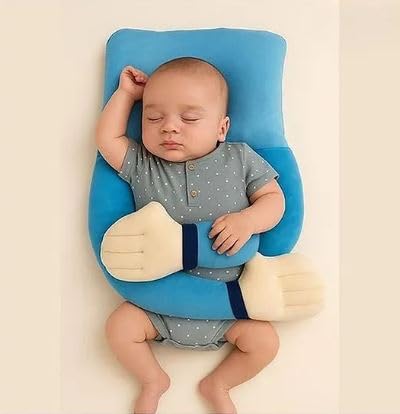 TMT-Walking for Baby | Baby Walking Training | Breastfeeding Pillow | self Feeding Pillow | Hugging Pillow for Newborn Baby (Self Hugging Pillow for Newborn Baby Blue)-image-26