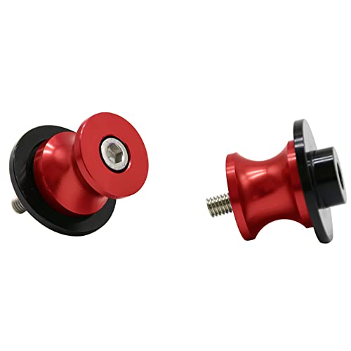 Vis de béquille M6 rouge pour moto Yamaha FZ1 FZ6 FZ8 FZS1000