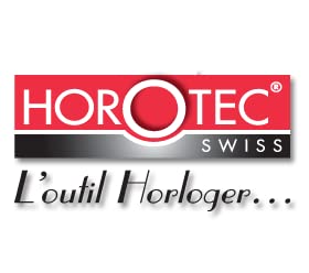 HOROTEC MSA01.218-G - Assortimento di 4 cacciaviti di orologiaio in custodia di plastica: 4 pezzi: Ø 0.60-0.80-1.00-1.20 mm - Swiss Made