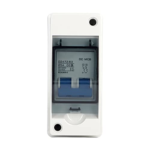 Disjoncteur miniature DC 25 A 1000 V interrupteur de déconnexion photovoltaïque IP65