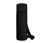 Aosbos Wine Cooler Bag, 750ml Single Water Bottle Carrier with Shoulder Strap, Padded Insulated Small Cool Bags Sling for Beach, Picnic, Travel – Gift Pouch for Wine Lovers, 12.2" x 3.9"