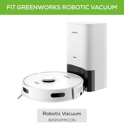 Image of Greenworks GRV-3011 Robotic Vacuum Replacement Dirt Disposal Bags, 6-Pack