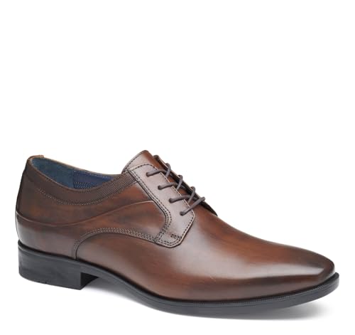 Image of Johnston & Murphy Men's Gibbons Plain Toe Lace-Up Dress Shoe