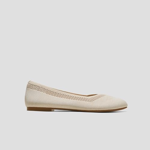 Image of VIVAIA Tila Women's Wide Toe Box Flats, Allday Comfort Wide Width Ballet Flats for Women, Cushioning Foldable Lightweight Flat Shoes