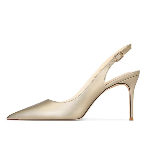 Robe talons noir nude or à bout pointu pour sublimer votre démarche en soirée de gala