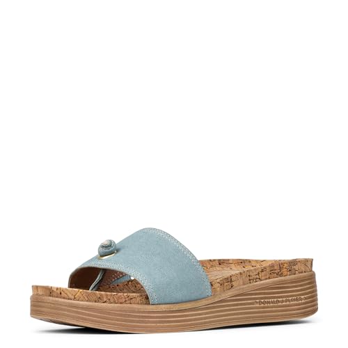 Image of Donald Pliner Women's Farrah Slide Sandals, Women's Summer Sandals, 1,25 inch Slip-On Sandals for Women