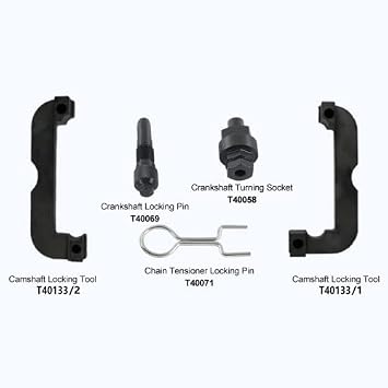 PLAYOCCAR T40133 Engine Timing Camshaft Locking Tool Set Compatible with VW Audi 2.8T 3.0T TFSI Engines