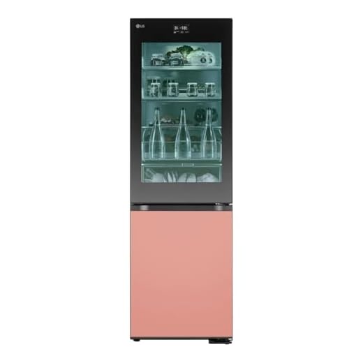 LG GBG719MDNN Kühl-Gefrierkombination – 352 L, MoodUp mit einstellbaren Farbänderungen, InstaView, Musik Kollektion, LCD-Display, Total No-Frost, 10 Jahre Kompressorgarantie, Energieklasse D